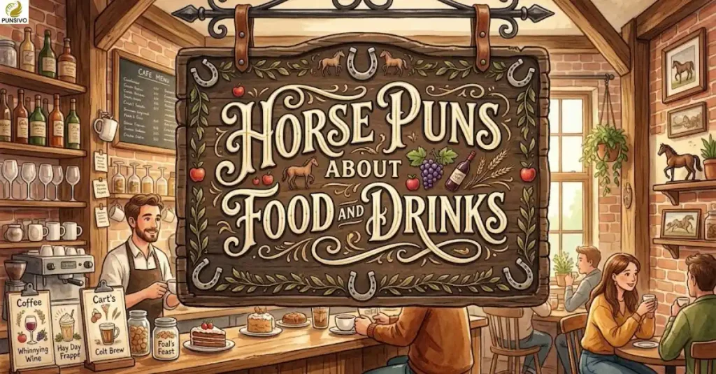 horse-puns-about-food-and-drinks Horse Puns About Food and Drinks