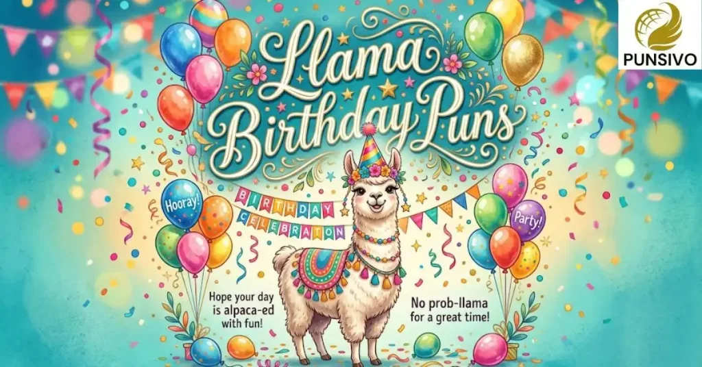 Llama Birthday Puns