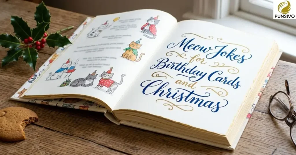 Meow Jokes for Birthday Cards and Christmas