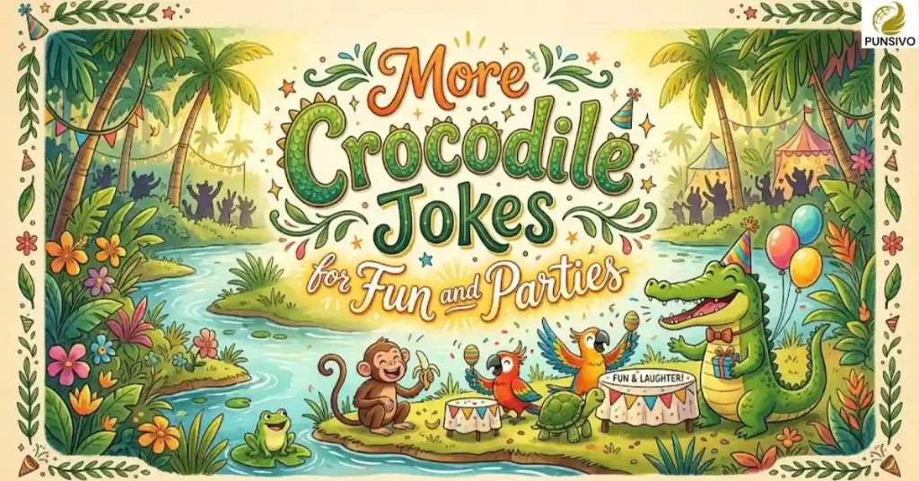 More Crocodile Jokes for Fun and Parties