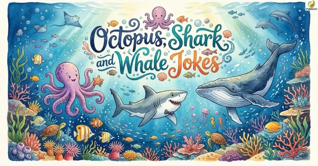 Octopus, Shark, and Whale Jokes