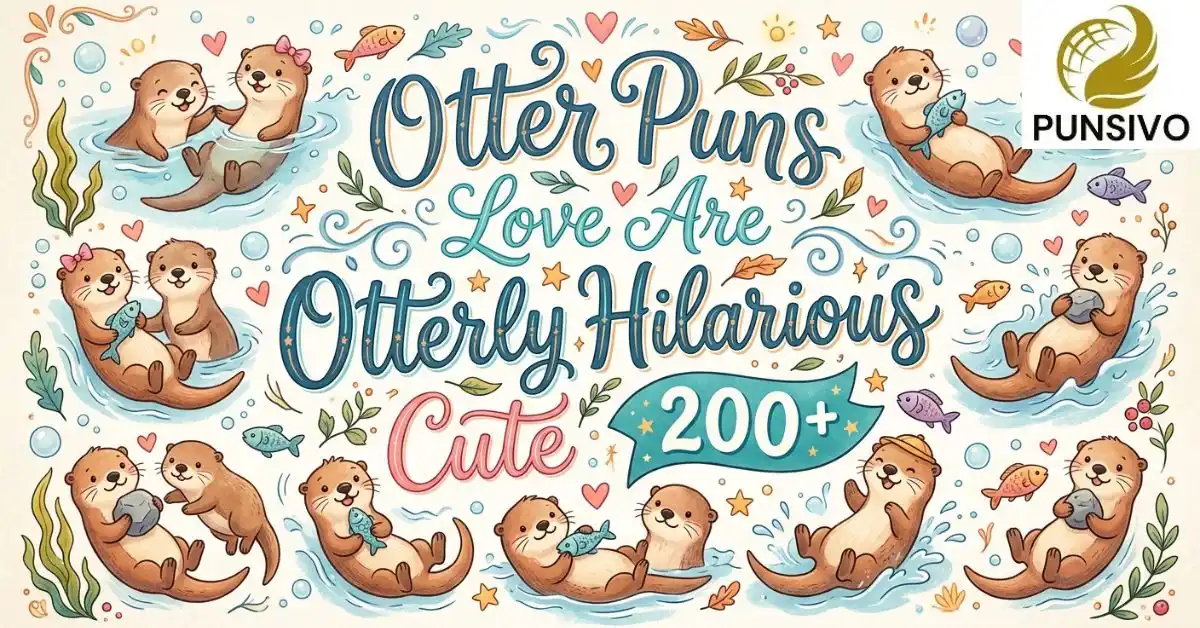 Otter Puns Love Are Otterly Hilarious Cute 200+