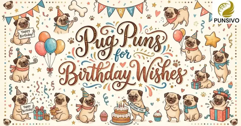 Pug Puns for Birthday Wishes