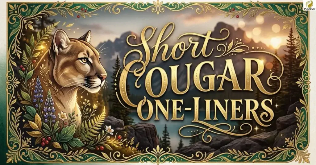 Short Cougar One-Liners