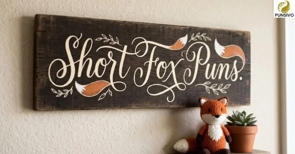 Short Fox Puns
