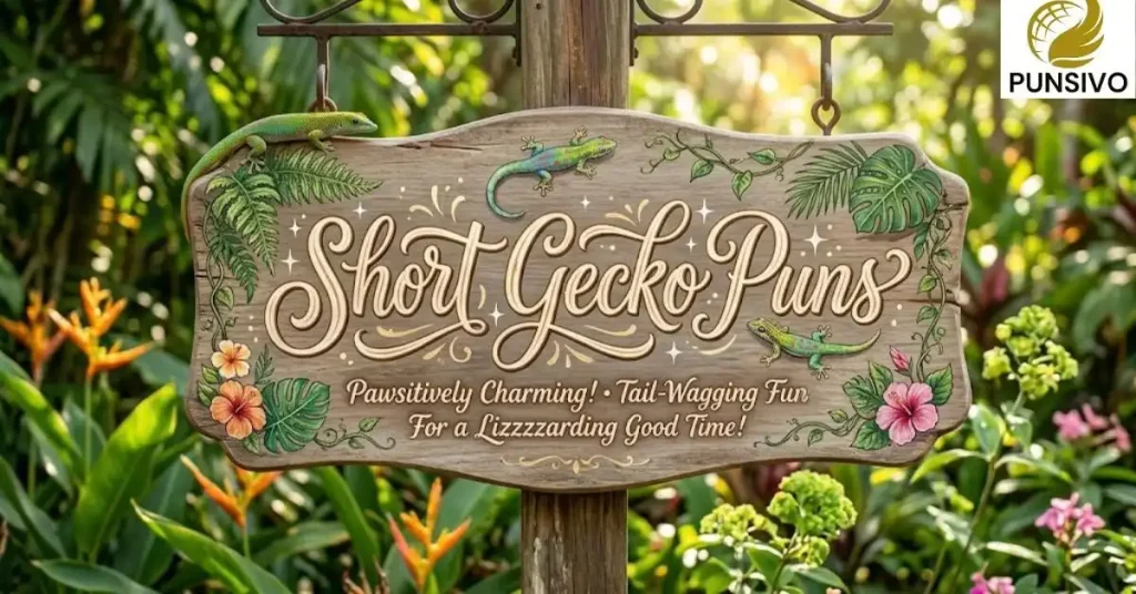 Short Gecko Puns