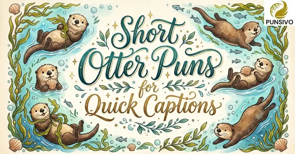 Short Otter Puns for Quick Captions