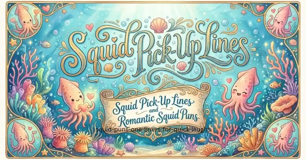 Squid Pick-Up Lines and Romantic Squid Puns