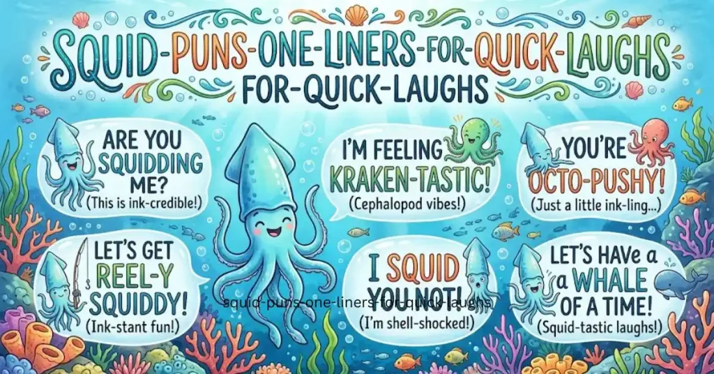 Squid Puns One-Liners for Quick Laughs