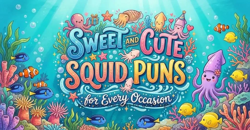 Sweet and Cute Squid Puns for Every Occasion