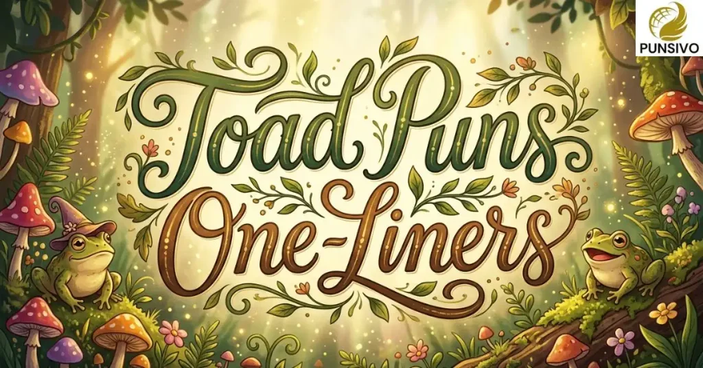 Toad Puns One-Liners