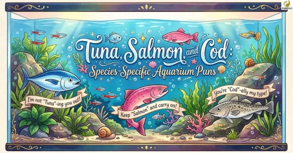 Tuna, Salmon, and Cod: Species-Specific Aquarium Puns