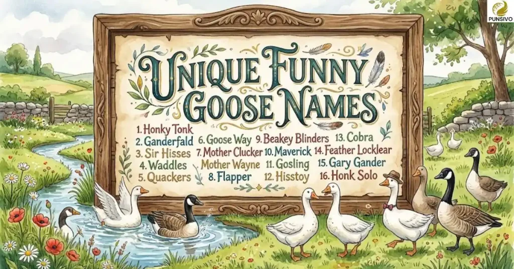 Unique Funny Goose Names