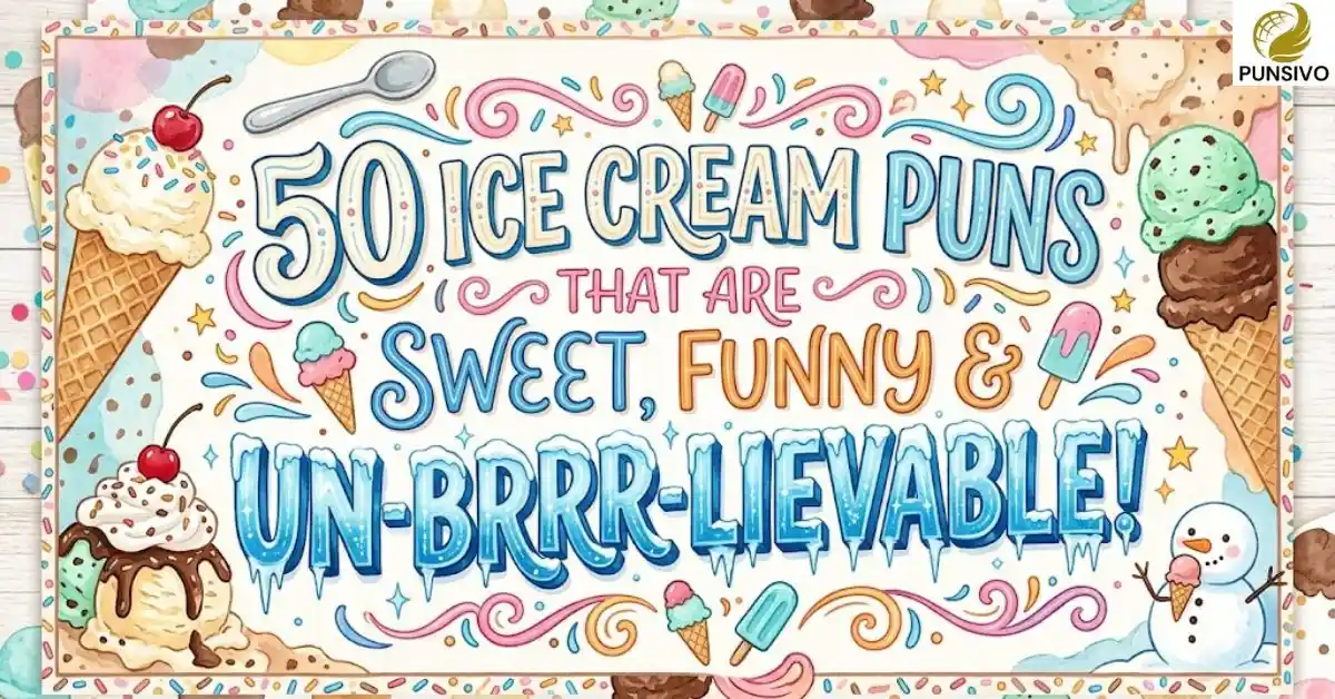 50 Ice Cream Puns That Are Sweet, Funny & Un-brrr-lievable!