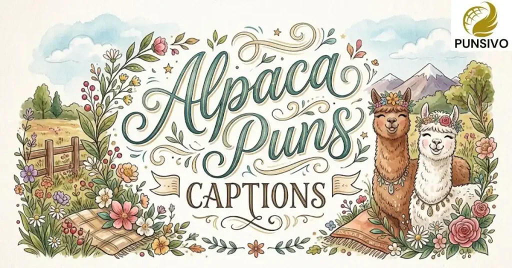 Alpaca Puns Captions