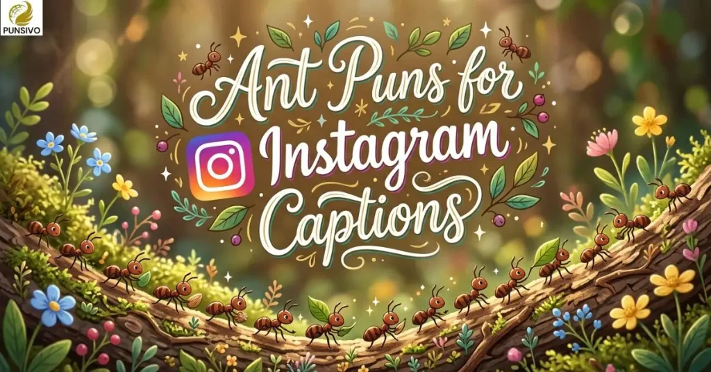 Ant Puns for Instagram Captions