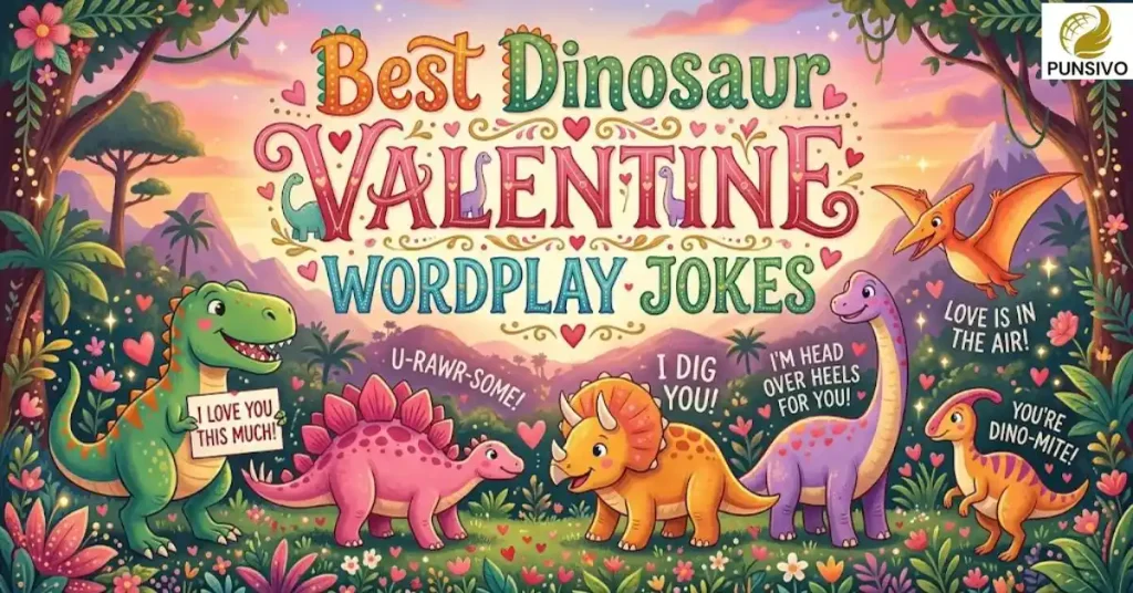 Best Dinosaur Valentine Wordplay Jokes