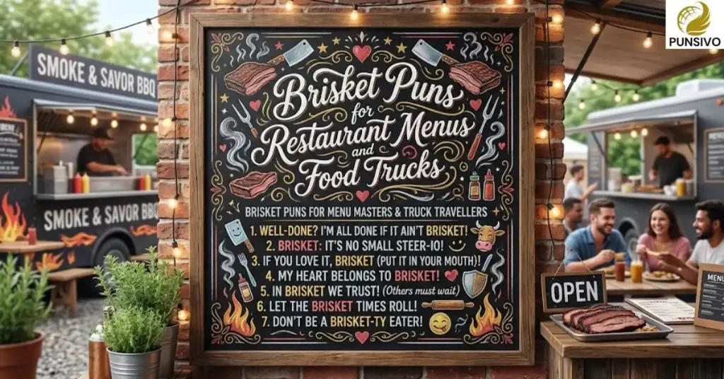 Brisket Puns for Restaurant Menus and Food Trucks