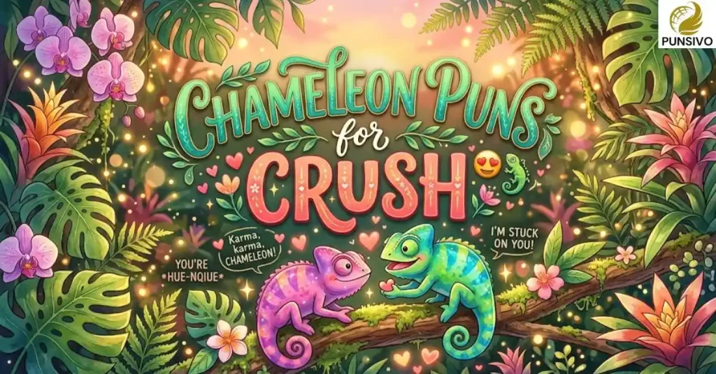 Chameleon Puns for Crush 😍🦎