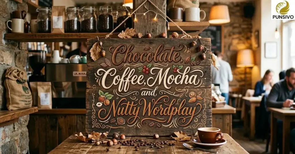Chocolate, Coffee, Mocha and Nutty Wordplay
