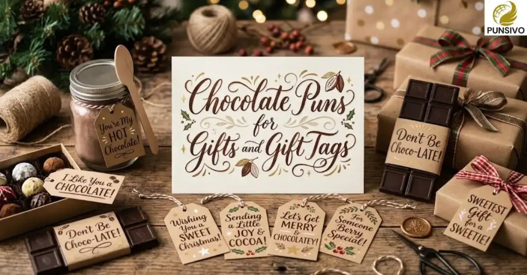 Chocolate Puns for Gifts and Gift Tags