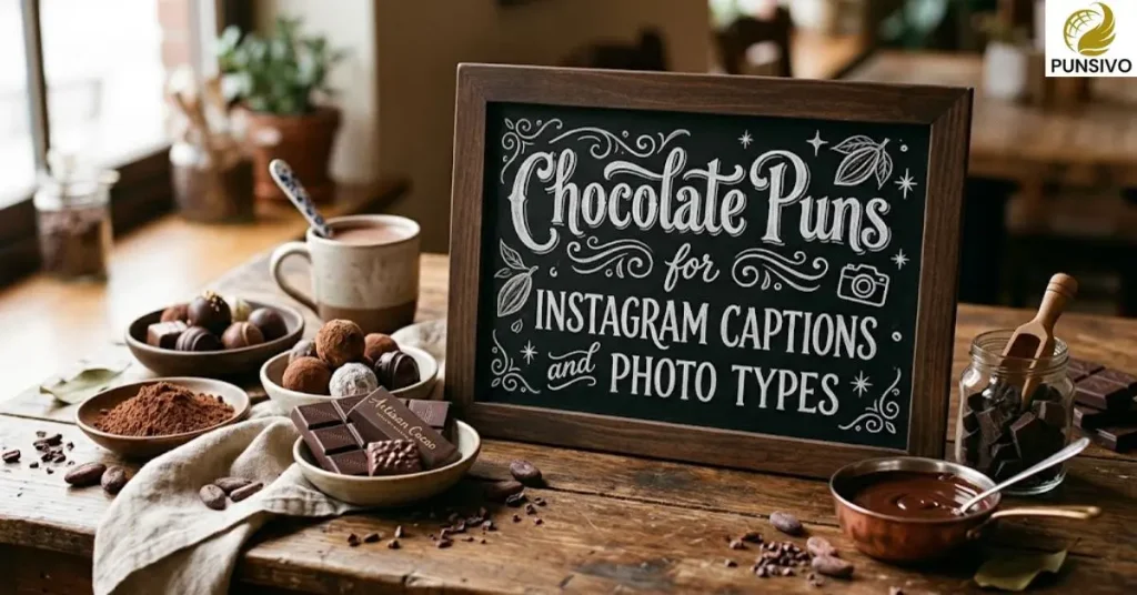 Chocolate Puns for Instagram Captions and Photo Types