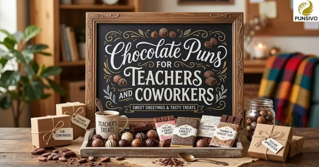 Chocolate Puns for Teachers and Coworkers