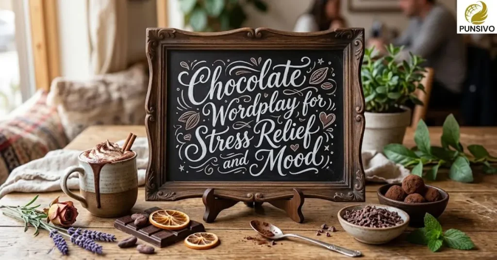 Chocolate Wordplay for Stress Relief and Mood