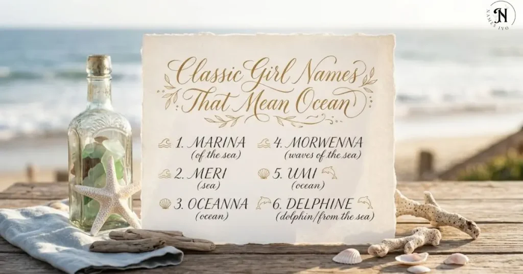 Classic Girl Names That Mean Ocean