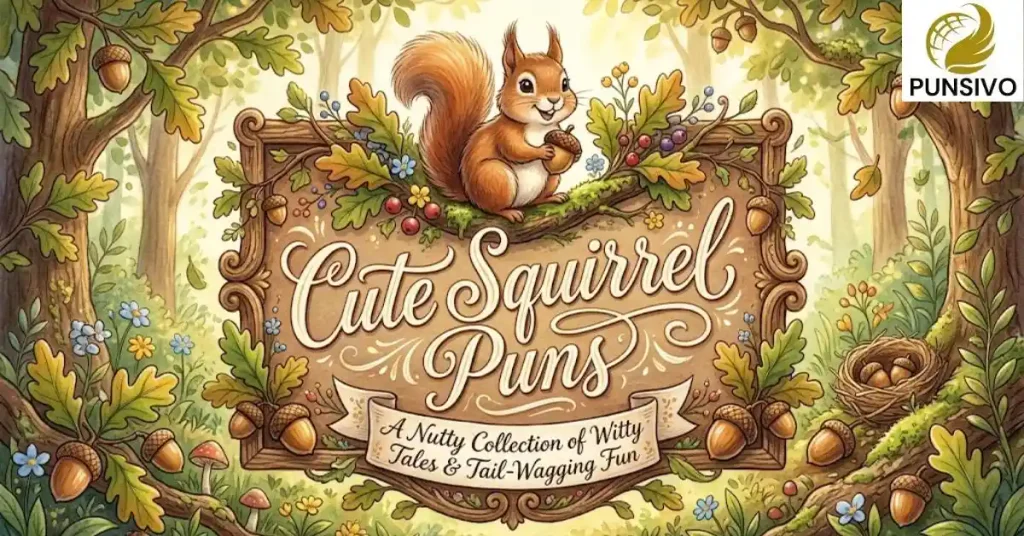 Cute Squirrel Puns
