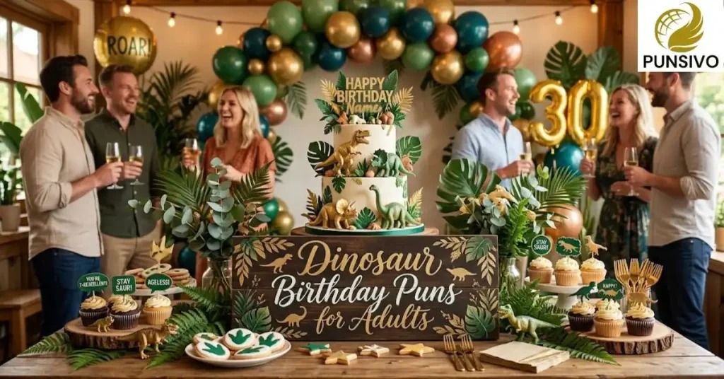 Dinosaur Birthday Puns for Adults