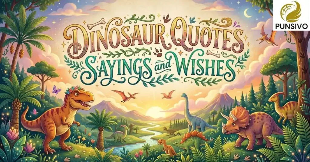 Dinosaur Quotes, Sayings and Wishes