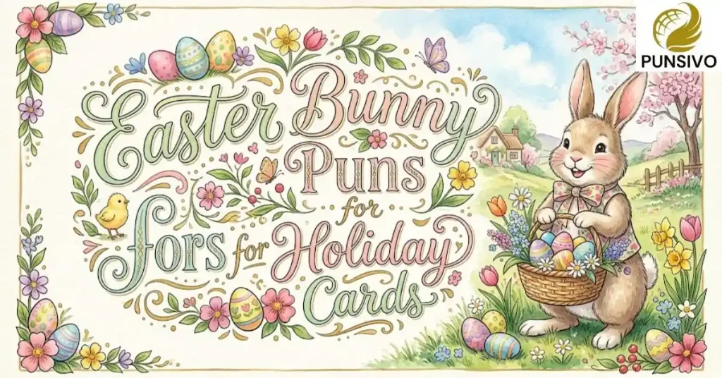 Easter Bunny Puns for Holiday Cards