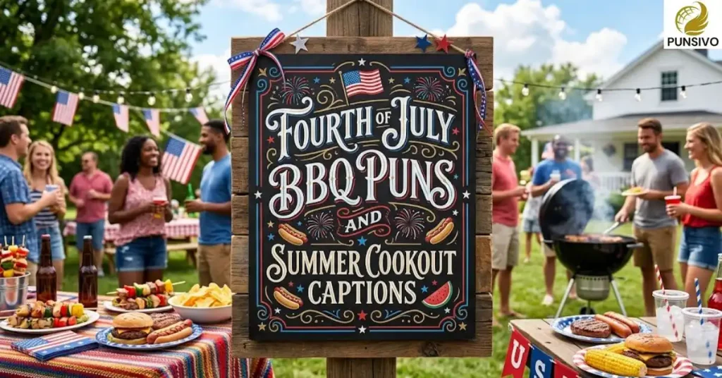 Fourth of July BBQ Puns and Summer Cookout Captions