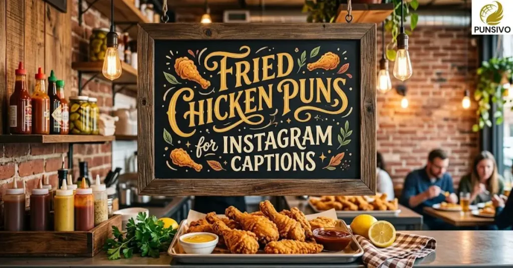 Fried Chicken Puns for Instagram Captions