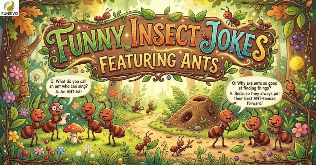 Funny Insect Jokes Featuring Ants