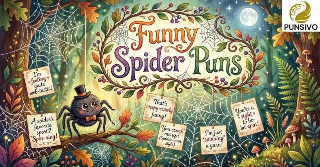 Funny Spider Puns