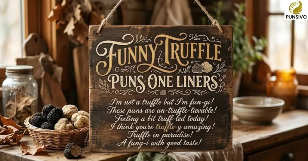 Funny Truffle Puns One Liners