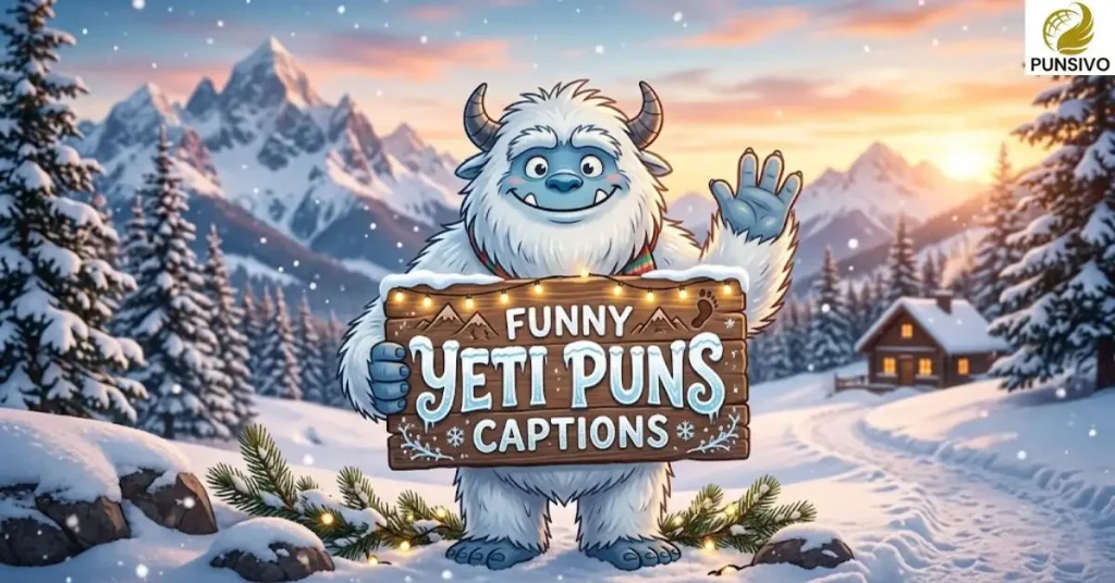 Funny Yeti Puns Captions