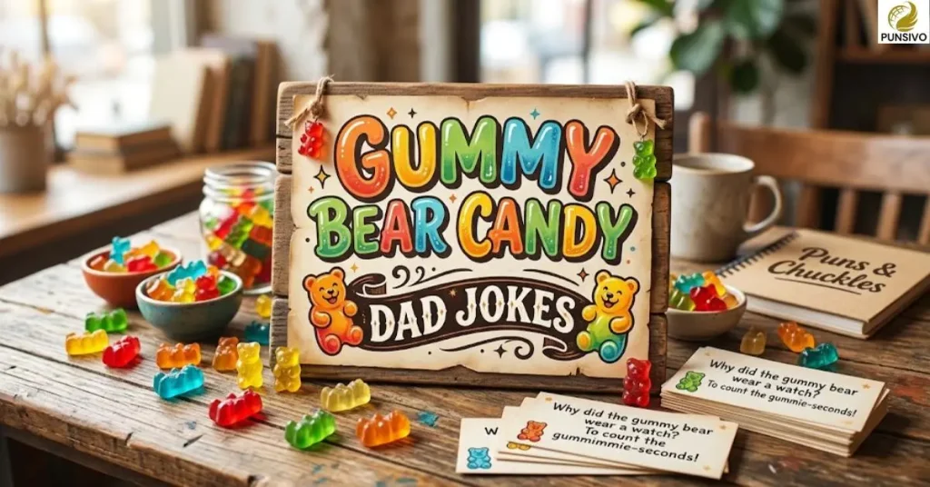Gummy Bear Candy Dad Jokes