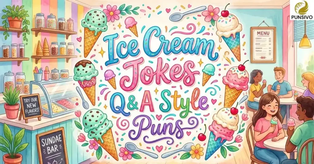 Ice Cream Jokes: Q&A Style Puns