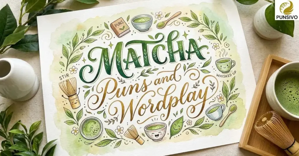 Matcha Puns and Wordplay