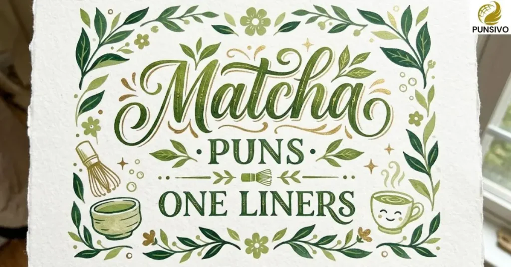 Matcha Puns One Liners