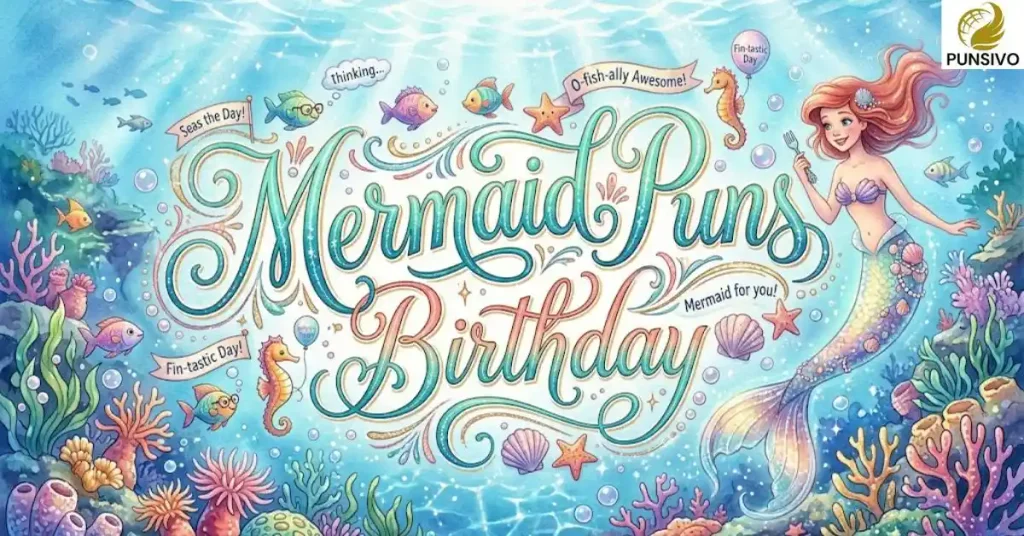 Mermaid Puns Birthday