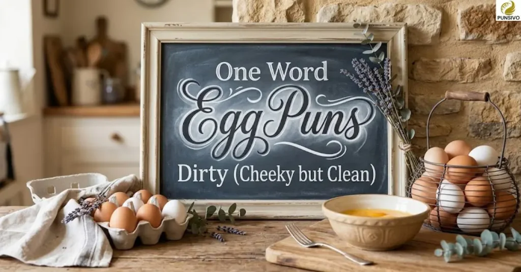 One Word Egg Puns Dirty (Cheeky but Clean)