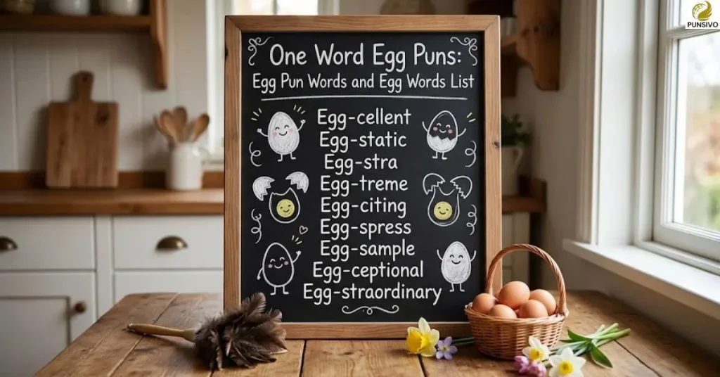 One Word Egg Puns: Egg Pun Words and Egg Words List