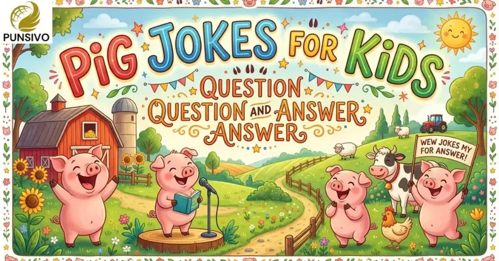 Pig Jokes for Kids: Question and Answer