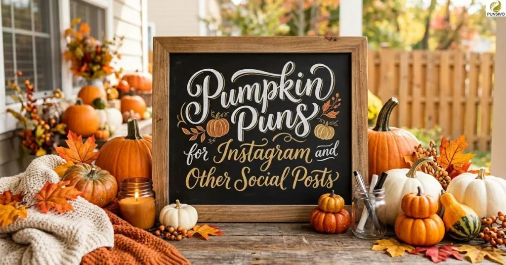 Pumpkin Puns for Instagram and Other Social Posts