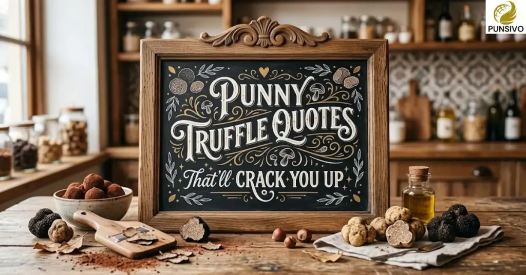 Punny Truffle Quotes That'll Crack You Up