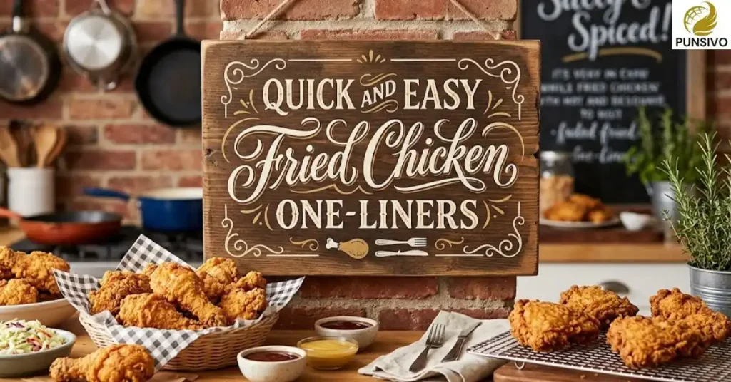 Quick and Easy Fried Chicken One-Liners